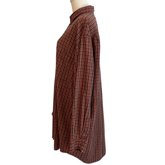 VTG. Abercrombie & Fitch The Big Shirt Mens Size Large Plaid 90s Preppy Outdoors - Picture 3 of 10